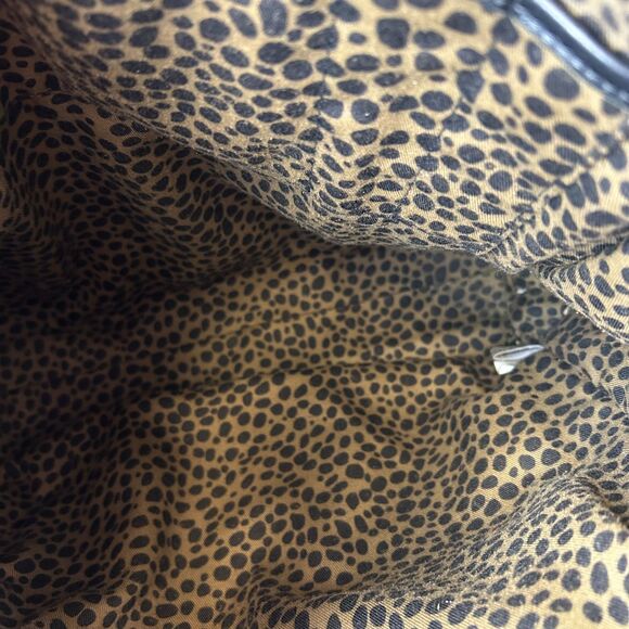 Banana Republic Black Leather Commuter Career Tote Bag - Picture 9 of 14